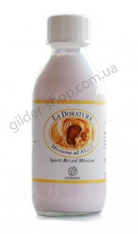Розовый спиртовой клей для потали с иконкой Ferrario La Doratura MISSIONE AD ALCOOL, 250 мл
